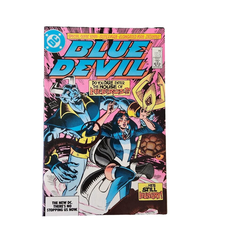 DC Comics Blue Devil #4 1984 Comic Book Collector Bagged Boarded